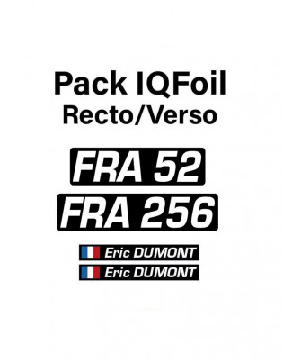 Pack Stickers Windsurf Norme iQFOil U17