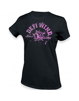 T-shirt Défi Wind Logo Rose Femme Marine 2017