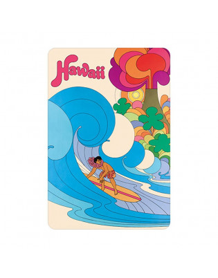 Carte postale Hawaii Vintage Continental Hawaii Surfer