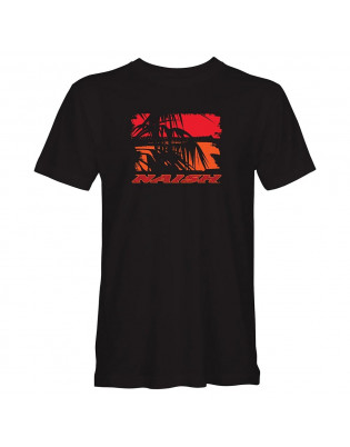 T-shirt Naish Palm Sunset 2020 Noir