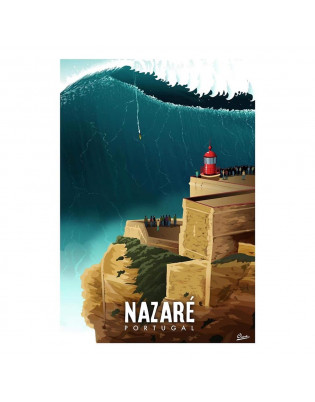 Affiche Clavé Illustration Nazaré