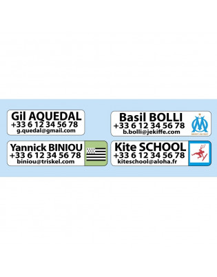 Pack stickers normalisés Division 240 2 x 4