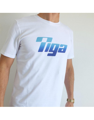T-shirt TIGA Logo Bleu