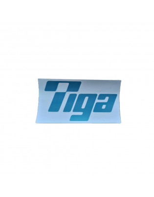 Sticker TIGA Bleu 20,5 x 10,5 cm