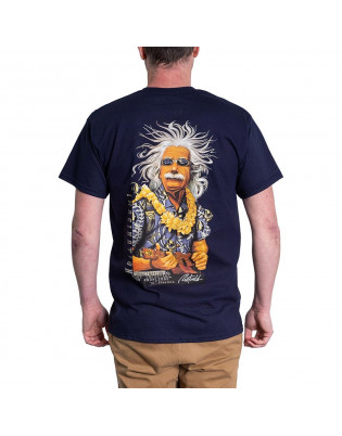 T-shirt Rietveld Clothing Al Einstein Bleu
